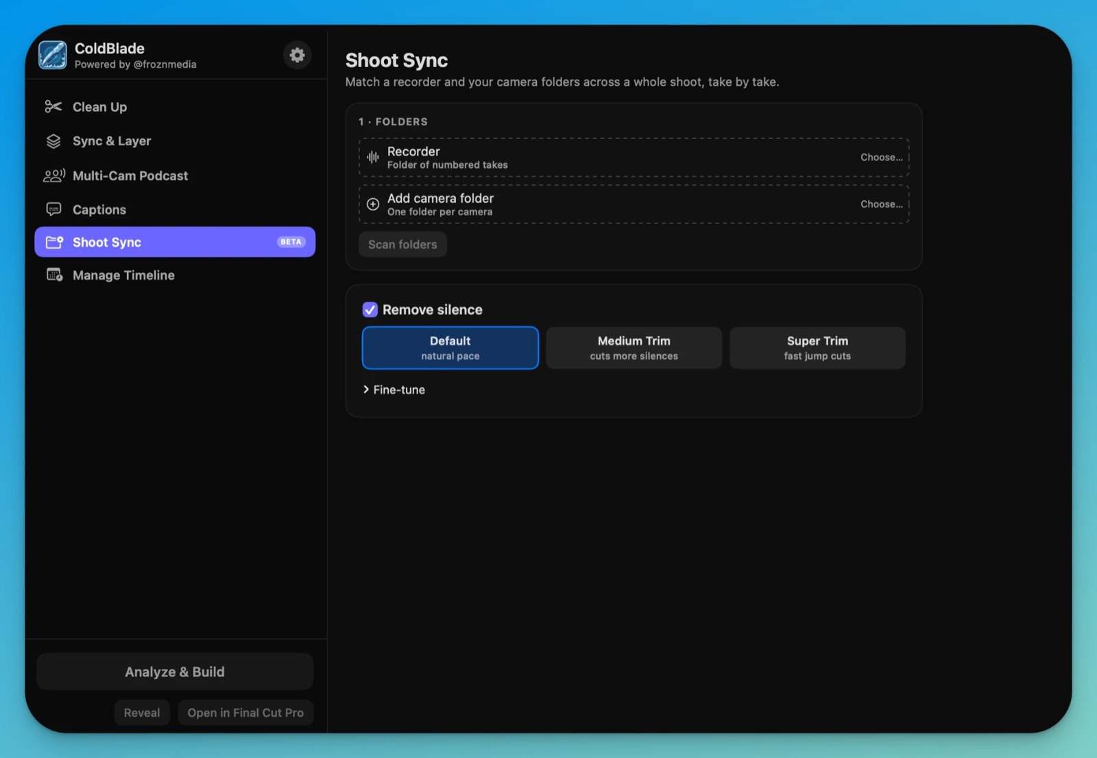 Shoot Sync